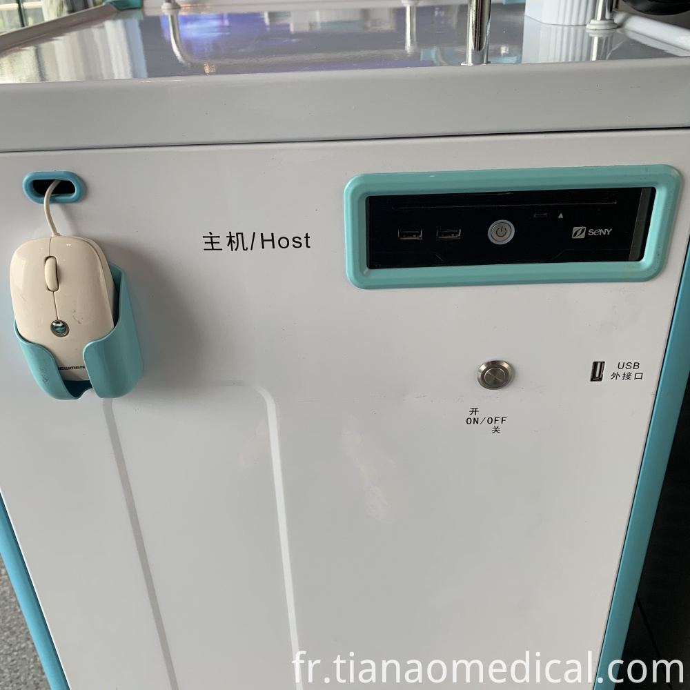 Chariot mobile de médicament d'hôpital Hospital Mobile Medication Trolley
